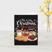 This Is My Christmas Movie Watching Design Karte (Gelbe Blume)