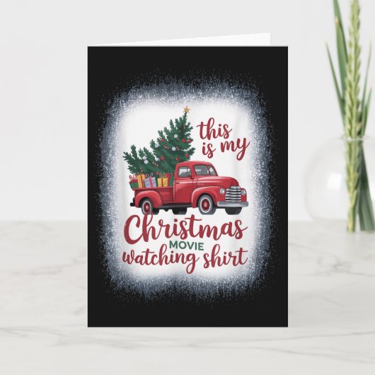 This Is My Christmas Movie Watching Karte (Vorderseite)