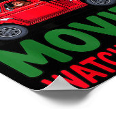 This Is My Christmas Movie Watching Shirt Bigfoot  Poster (Ecke)