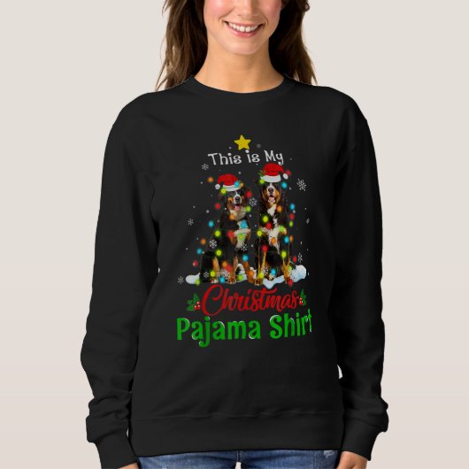 This Is My Christmas Pajama Bernese Mountain Dog C Sweatshirt (Vorderseite)