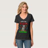 This Is My Christmas Pajama British Shorthair Cat T-Shirt (Vorderseite Vollansicht)