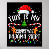 This Is My Christmas Pajama Cookies Matching Chris Poster (Vorne)