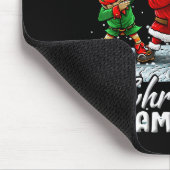 This Is My Christmas Pajama Dabbing Santa Elf Paja Mousepad (Ecke)
