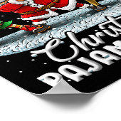 This Is My Christmas Pajama Dabbing Santa Elf Paja Poster (Ecke)