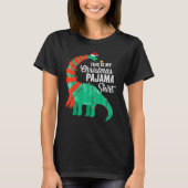 This Is My Christmas Pajama Dinosaur Brontosaurus  T-Shirt (Vorderseite)