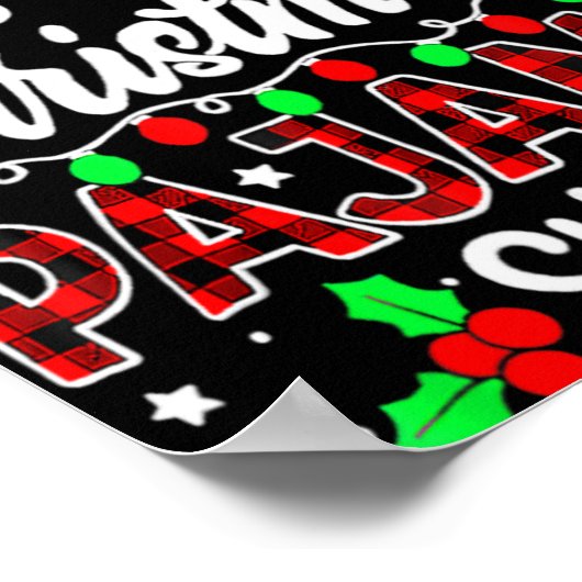 This Is My Christmas Pajama Funnny Family Xmas Sn Poster (Ecke)