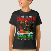 This Is My Christmas Pajama Funny Dachshund Dog Lo T-Shirt (Vorderseite)