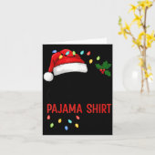 This Is My Christmas Pajama Funny Xmas  Karte (Gelbe Blume)