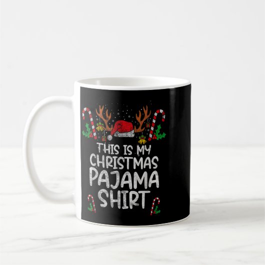 This Is My Christmas Pajama Funny Xmas Pjs Men Wom Kaffeetasse (Links)