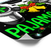 This Is My Christmas Pajama Gamer Video Game Boys  Poster (Ecke)