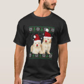This Is My Christmas Pajama Golden Retriever Dog L T-Shirt (Vorderseite)