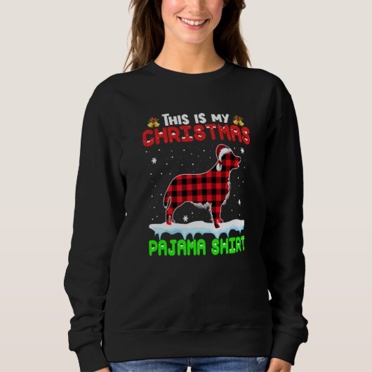 This Is My Christmas Pajama Golden Retriever Dog Sweatshirt (Vorderseite)
