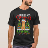 This Is My Christmas Pajama Goldendoodle Dog Chris T-Shirt (Vorderseite)