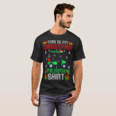This Is My Christmas Pajama Golf Cart Xmas Srt Gol T-Shirt (Vorne ganz)