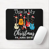 This Is My Christmas Pajama Guitar Guitarist Music Mousepad (Mit Mouse)