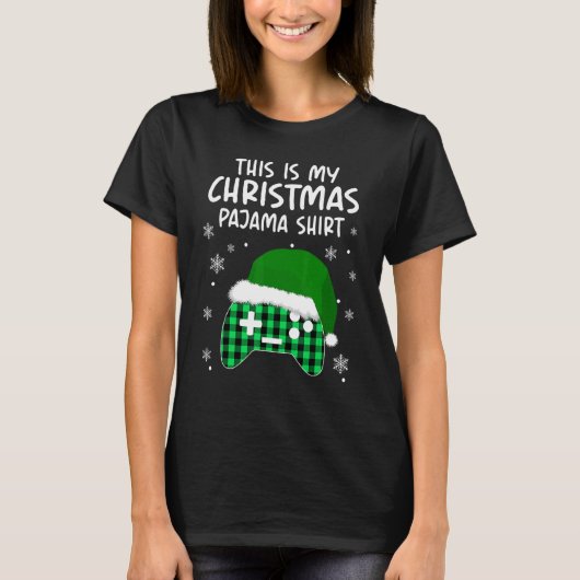 This Is My Christmas Pajama Merry Christmas 3 T-Shirt (Vorderseite)