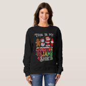 This Is My Christmas Pajama   Pop it Xmas Pajamas Sweatshirt (Vorne ganz)