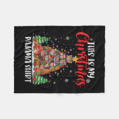 This Is My Christmas Pajama Red Panda Christmas Tr Fleecedecke (Vorderseite (Horizontal))
