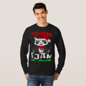 This Is My Christmas Pajama Santa Hat Panda Xmas T-Shirt (Vorne ganz)