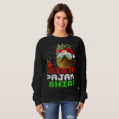 This Is My Christmas Pajama Santa Pineapple Xmas Sweatshirt (Vorne ganz)