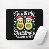 This Is My Christmas Pajama Shirt For Avocado Love Mousepad (Mit Mouse)