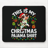 This Is My Christmas Pajama Shirt Funny Christmas  Mousepad (Vorne)
