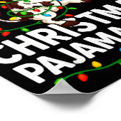 This Is My Christmas Pajama Shirt Funny Christmas  Poster (Ecke)