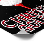 This Is My Christmas Pajama Shirt Funny Golf Tee G Poster (Ecke)