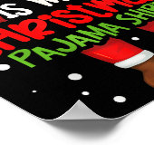 This Is My Christmas Pajama Shirt Funny Santa Cost Poster (Ecke)