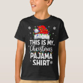 This Is My Christmas Pajama Shirt Funny Xmas Pjs M (Vorderseite)