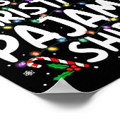 This Is My Christmas Pajama Shirt Funny Xmas Pjs M Poster (Ecke)