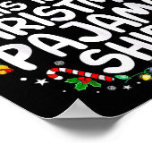 This Is My Christmas Pajama Shirt Funny Xmas Pjs M Poster (Ecke)