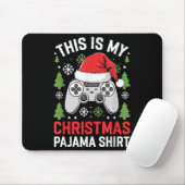 This Is My Christmas Pajama Shirt Gamer Teen Boy X Mousepad (Mit Mouse)