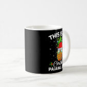 This Is My Christmas Pajama Shirt Lighting Ne Xmas Kaffeetasse (VorderseiteRechts)