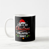 This Is My Christmas Pajama Shirt Lights Men Women Kaffeetasse (Links)