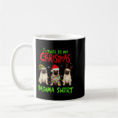 This Is My Christmas Pajama Shirt Pug Dog Funny Xm Kaffeetasse (Links)