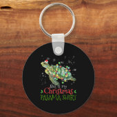 This Is My Christmas Pajama Shirt Sea Turtle Chris Schlüsselanhänger (Vorderseite)