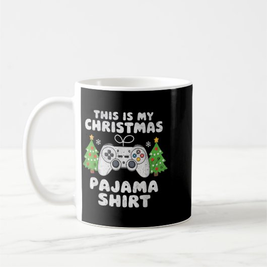 This Is My Christmas Pajama Shirt Video Game Boys Kaffeetasse (Links)