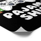 This Is My Christmas Pajama Shirt Video Game Boys Poster (Ecke)