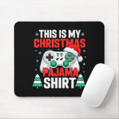 This Is My Christmas Pajama Shirt Video Gamer Gami Mousepad (Mit Mouse)
