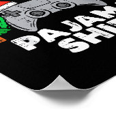 This Is My Christmas Pajama Shirt Video Games Boys Poster (Ecke)