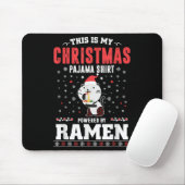 This Is My Christmas Pajama Tee Wered By Ramen San Mousepad (Mit Mouse)