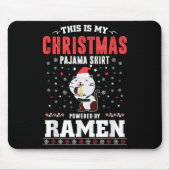 This Is My Christmas Pajama Tee Wered By Ramen San Mousepad (Vorne)