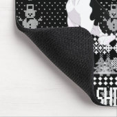 This Is My Christmas Pajama Ugly Xmas French Bull Mousepad (Ecke)