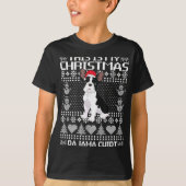 This Is My Christmas Pajama Ugly Xmas French Bull T-Shirt (Vorderseite)