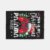 This Is My Christmas Pajama Video Game Gamer Boys Fleecedecke (Vorderseite (Horizontal))