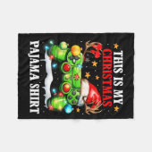 This Is My Christmas Pajama Video Game Gamer Boys Fleecedecke (Vorderseite (Horizontal))