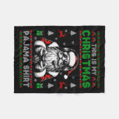 This Is My Christmas Pajama Video Game Gamer Boys Fleecedecke (Vorderseite (Horizontal))