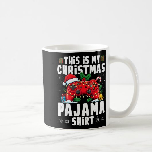 This Is My Christmas Pajama Video Game Gamer Boys Kaffeetasse (Rechts)