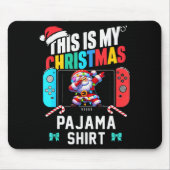 This Is My Christmas Pajama Video Game Gamer Boys Mousepad (Vorne)